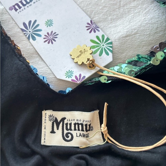 Show Me Your MuMu Multicolor Sequin Mini Dress - Picture 4 of 4